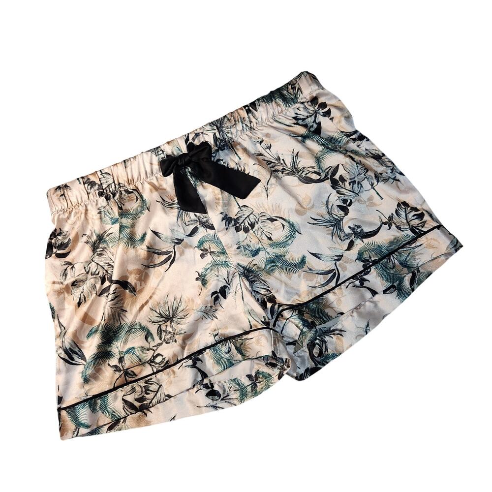 Victoria's Secret Pink Palm Satin Sleep Shorts size XS